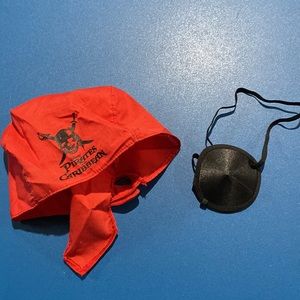 2006 McDonald's Happy Meal PIRATES OF THE CARIBBEAN Jack Sparrow hat & eyepatch